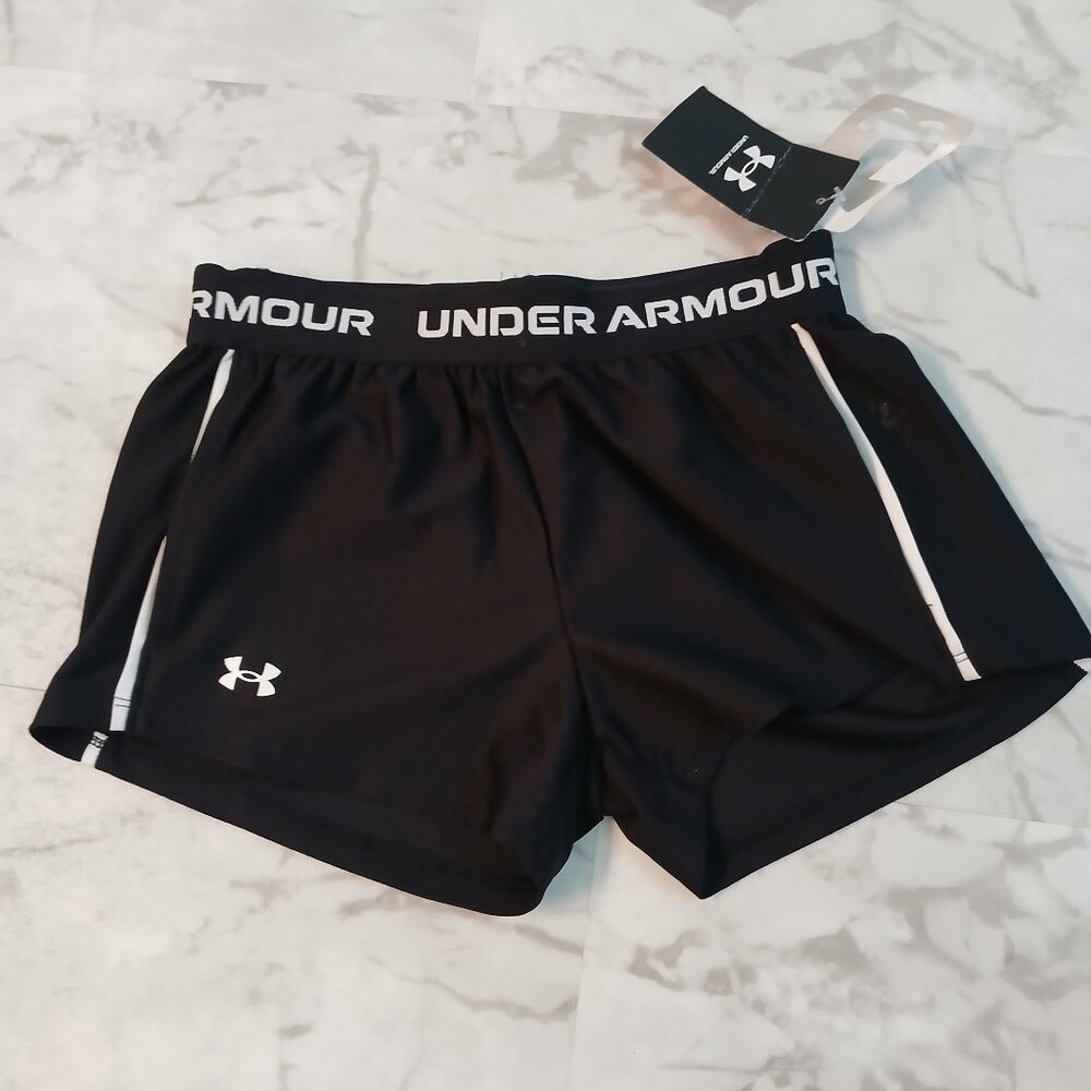Underarmour Sports Shorts Girls Y Medium Black